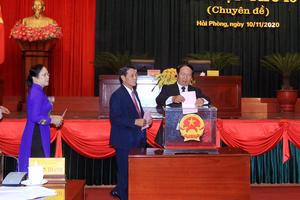 Kiện toàn nhân sự HĐND và UBND thành phố Hải Phòng
