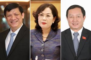 Quốc hội làm quy trình phê chuẩn bổ nhiệm 3 Bộ trưởng, trưởng ngành mới