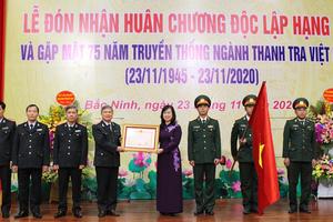 ​Thanh tra tỉnh Bắc Ninh đón nhận Huân chương Độc lập hạng Ba