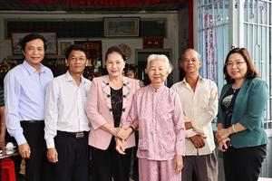 Chủ tịch Quốc hội Nguyễn Thị Kim Ngân thăm và làm việc tại tỉnh Sóc Trăng