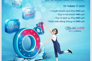 Tận hưởng ưu đãi miễn phí với gói tài khoản mới của VietinBank 