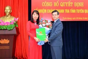 Tuyên Quang: Có nữ Chánh Thanh tra tỉnh 