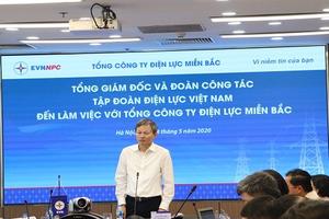 Tổng Giám đốc EVN làm việc với EVNNPC