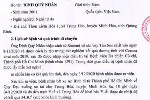 Thông tin về trường hợp nghi ngờ tái dương tính với SARS-CoV-2