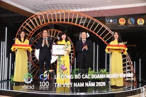 BIDV được vinh danh doanh nghiệp phát triển bền vững năm 2020