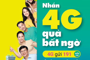 7,5 triệu khách hàng tham gia chương trình “Nhắn 4G, quà bất ngờ” của Viettel