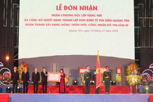 Xây dựng Quảng Yên thành trung tâm công nghiệp, dịch vụ cảng biển quan trọng của tỉnh Quảng Ninh