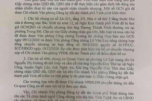 Cảnh báo hành vi làm giả “sổ đỏ’’