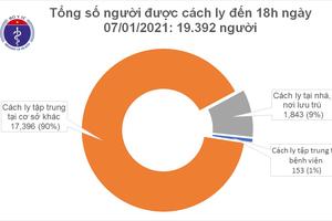 Chiều 7/1: Thêm 4 người trở về từ Mỹ mắc COVID-19