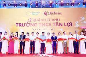 Tập đoàn T&T Group tài trợ xây trường tại Cà Mau