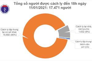 Chiều 11/1: Ca mắc COVID-19 là chuyên gia người Ba Lan