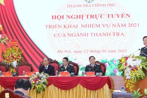 Thủ tướng Nguyễn Xuân Phúc dự Hội nghị triển khai nhiệm vụ năm 2021 ngành Thanh tra