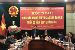 Hội nghị giao ban và cung cấp thông tin báo chí định kỳ
