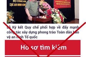 Giả mạo trang tin của Công an Hà Nội để đánh cắp thông tin người dùng