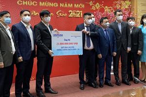 LienVietPostBank và Thaiholdings trao tặng 21 tỷ đồng cho quỹ mua Vaccine ngừa Covid- 19