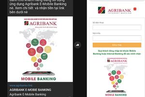 Agribank cảnh báo các hình thức lừa đảo gửi tin nhắn 'lì xì đầu năm"