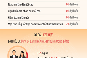 95 Ủy viên Trung ương Đảng khóa XIII dự kiến tham gia Quốc hội khóa XV