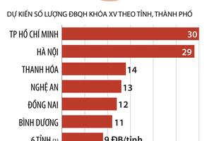 Dự kiến số lượng, cơ cấu, thành phần đại biểu Quốc hội khóa XV