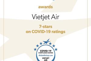 Vietjet nằm trong số các hãng hàng không phòng chống dịch tốt nhất thế giới