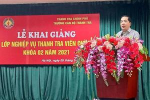 Gần 100 học viên tham gia lớp bồi dưỡng thanh tra viên chính khóa 2 năm 2021