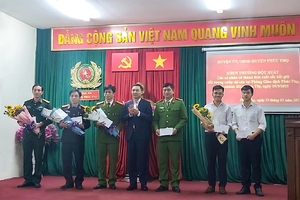 BIDV khen thưởng các lực lượng tham gia bắt đối tượng cướp ngân hàng