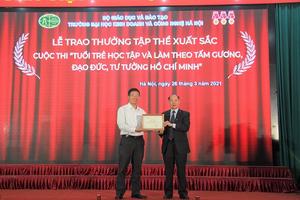 HUBT khen thưởng sinh viên đạt thành tích tại các cuộc thi Quốc gia và khu vực 