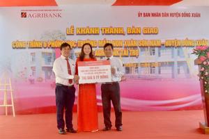 Agribank tài trợ 5 tỷ xây phòng học tại Trường Mầm non Xuân Sơn Nam