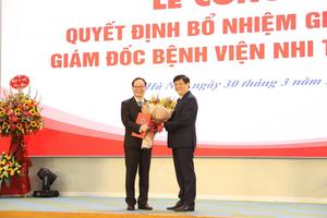 PGS Trần Minh Điển được bổ nhiệm làm Giám đốc Bệnh viện Nhi Trung ương