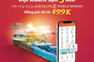 Đặt phòng khách sạn 5 sao chỉ từ 499k trên ứng dụng Agribank E-Mobile Banking