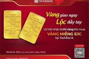 Triển khai dịch vụ mua bán vàng miếng SJC tại SeABank 