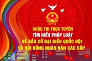 Hơn 644 nghìn người tham gia "Tìm hiểu pháp luật về bầu cử đại biểu Quốc hội và HĐND"