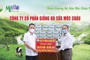 Mộc Châu Milk “tiếp sức” hơn 50.000 sản phẩm sữa tới các điểm tâm dịch