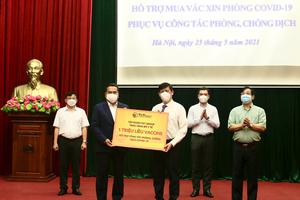 Tập đoàn T&T Group trao tặng 1 triệu liều vaccine phòng COVID-19