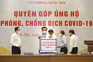 Văn phòng Quốc hội ủng hộ 350 triệu đồng vào Quỹ Phòng, chống dịch COVID-19