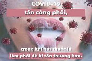 Người hút thuốc lá có nguy cơ mắc COVID-19 cao hơn