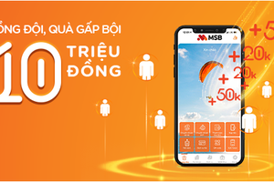 Tặng đến 10 triệu khi giới thiệu khách hàng mở tài khoản MSB