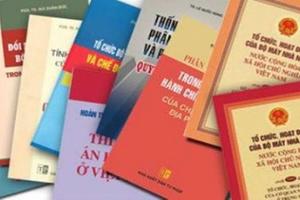 32 văn bản quy phạm pháp luật cần sửa đổi, bổ sung, ban hành mới