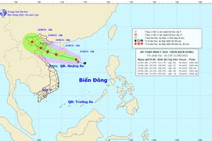 Áp thấp nhiệt đới có khả năng mạnh lên thành bão, nhiều vùng mưa lớn