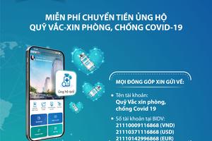 Chuyển tiền ủng hộ không cần nhớ số tài khoản ngay trên app của BIDV