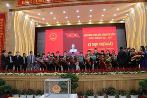 Bầu các chức danh HĐND và UBND tỉnh Lâm Đồng