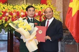 Bộ trưởng Bộ Quốc phòng Phan Văn Giang được thăng quân hàm Đại tướng