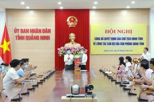 Quảng Ninh có tân Chánh Văn phòng UBND tỉnh