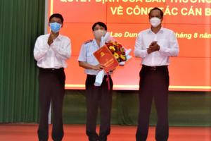 Chánh Thanh tra tỉnh Sóc Trăng làm Bí thư Huyện ủy Cù Lao Dung