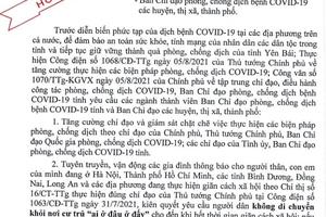 Phát huy vai trò giám sát của từng người dân trong phòng, chống dịch COVID - 19