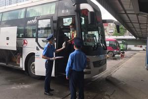 Tăng cường kiểm tra công tác phòng, chống dịch trong kinh doanh vận tải
