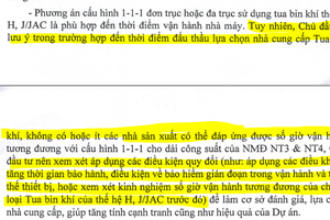 Về việc mời thầu quốc tế Nhà máy Điện Nhơn Trạch 3, 4: Cần sửa đổi quy định trong hồ sơ mời thầu