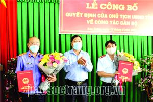 Sóc Trăng có Chánh Thanh tra mới