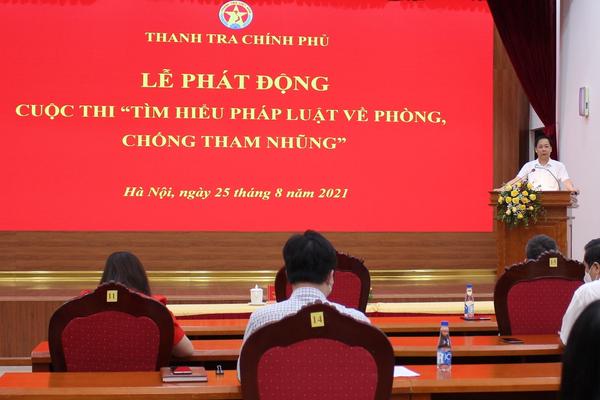 Thanh tra Chính phủ phát động Cuộc thi “Tìm hiểu pháp luật về phòng, chống tham nhũng”