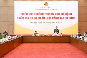  Phó Chủ tịch Quốc hội: Xây dựng Luật Cảnh sát cơ động với tinh thần vì nước, vì dân