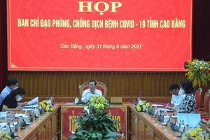 Kiện toàn Ban Chỉ đạo, Trung tâm Chỉ huy phòng, chống dịch Covid-19 tỉnh Cao Bằng